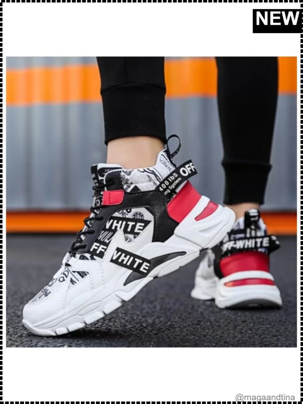 Men's High-Top Sneakers Fleece Lined Graphic Print Cushioned Non-Slip Casual
